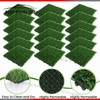 18 Interlocking Artificial Grass Tiles 12x12in Green Fake Turf Flooring gallery
