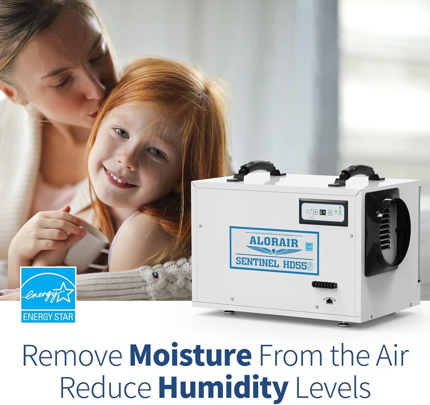 ALORAIR 120 PPD Commercial Dehumidifier for Crawl Space Basement Warehouse gallery