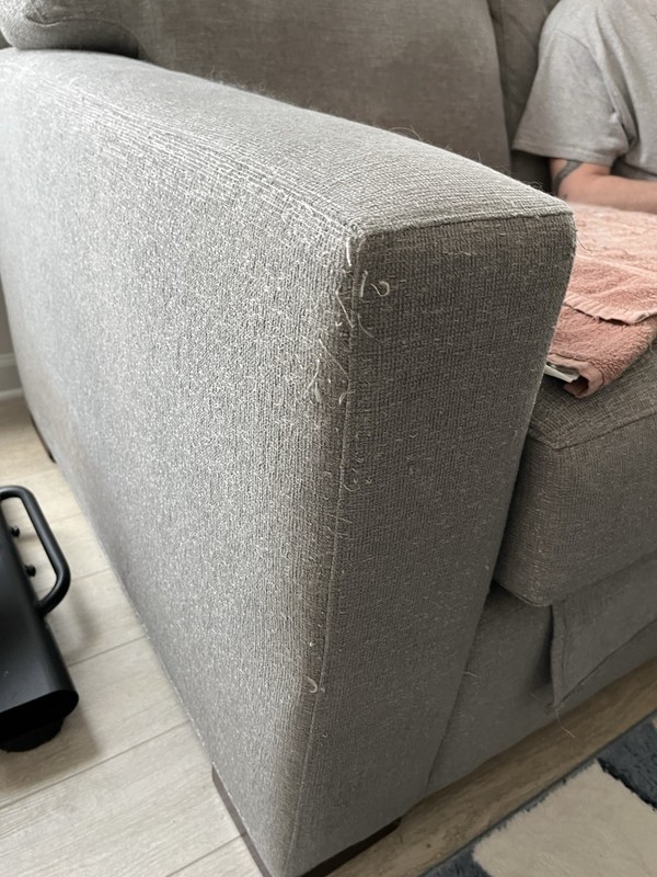 Axis Reversible Queen Sleeper Sectional Sofa Chaise Lounge Air Mattress Grey gallery