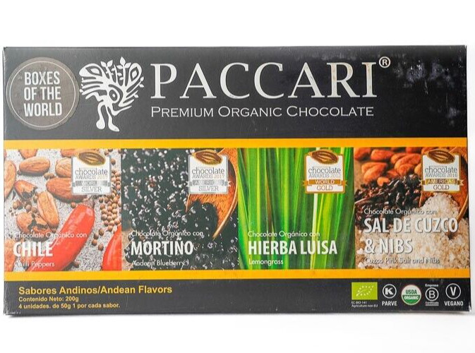 Pacari Andean Flavors Chocolate Bars Gift Box - 200 g. gallery