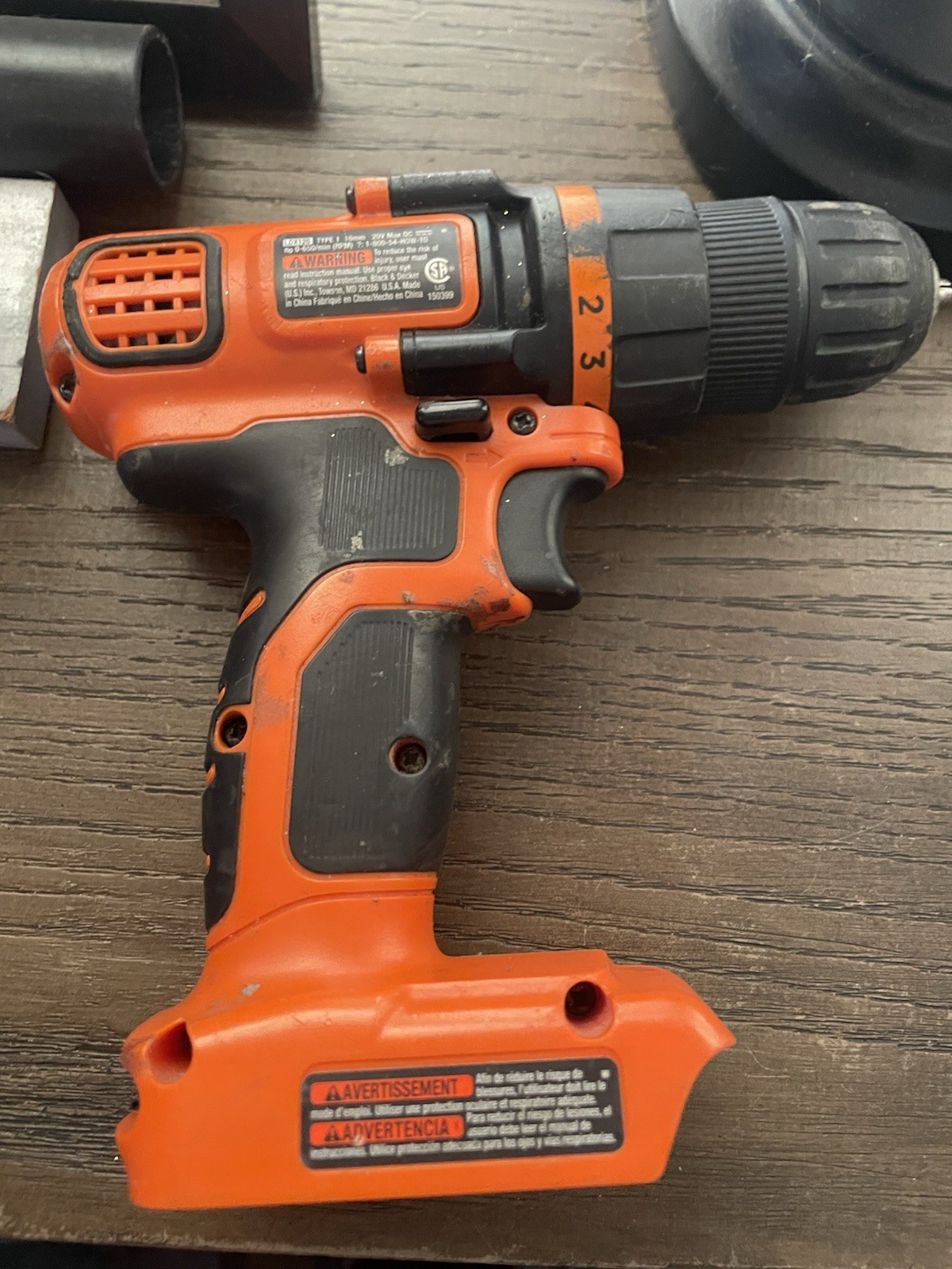 BLACK+DECKER LDX120 20V Li-Ion Drill/Driver w/ 1.5Ah Battery, 3/8 Keyless gallery