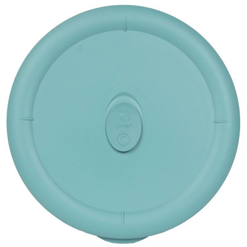 Pyrex 8202-VPC Turquoise Vented Plastic Food Storage Replacement Lid (4-Pack) gallery
