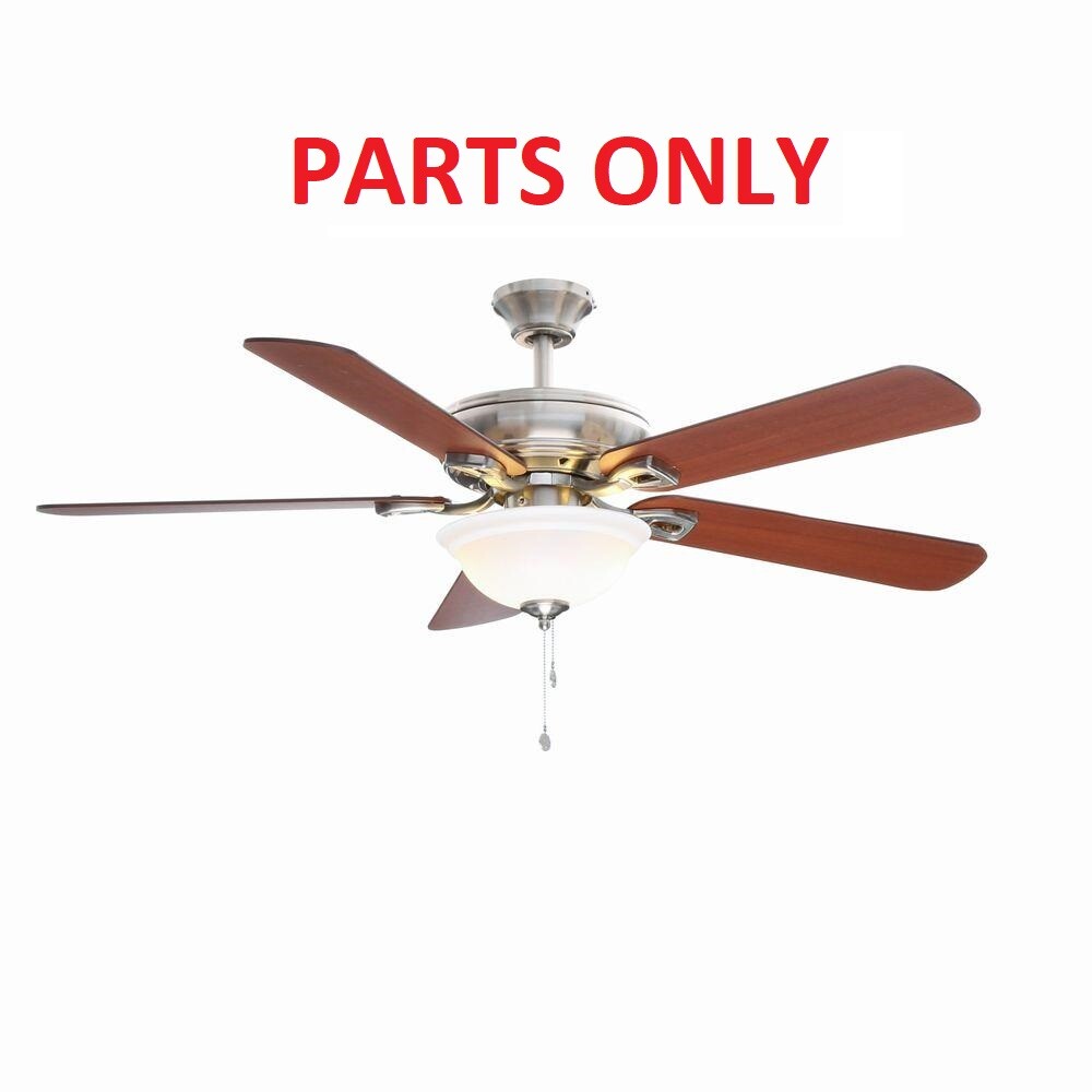 Rothley 52 in. Indoor Brushed Nickel Ceiling Fan PARTS ONLY gallery