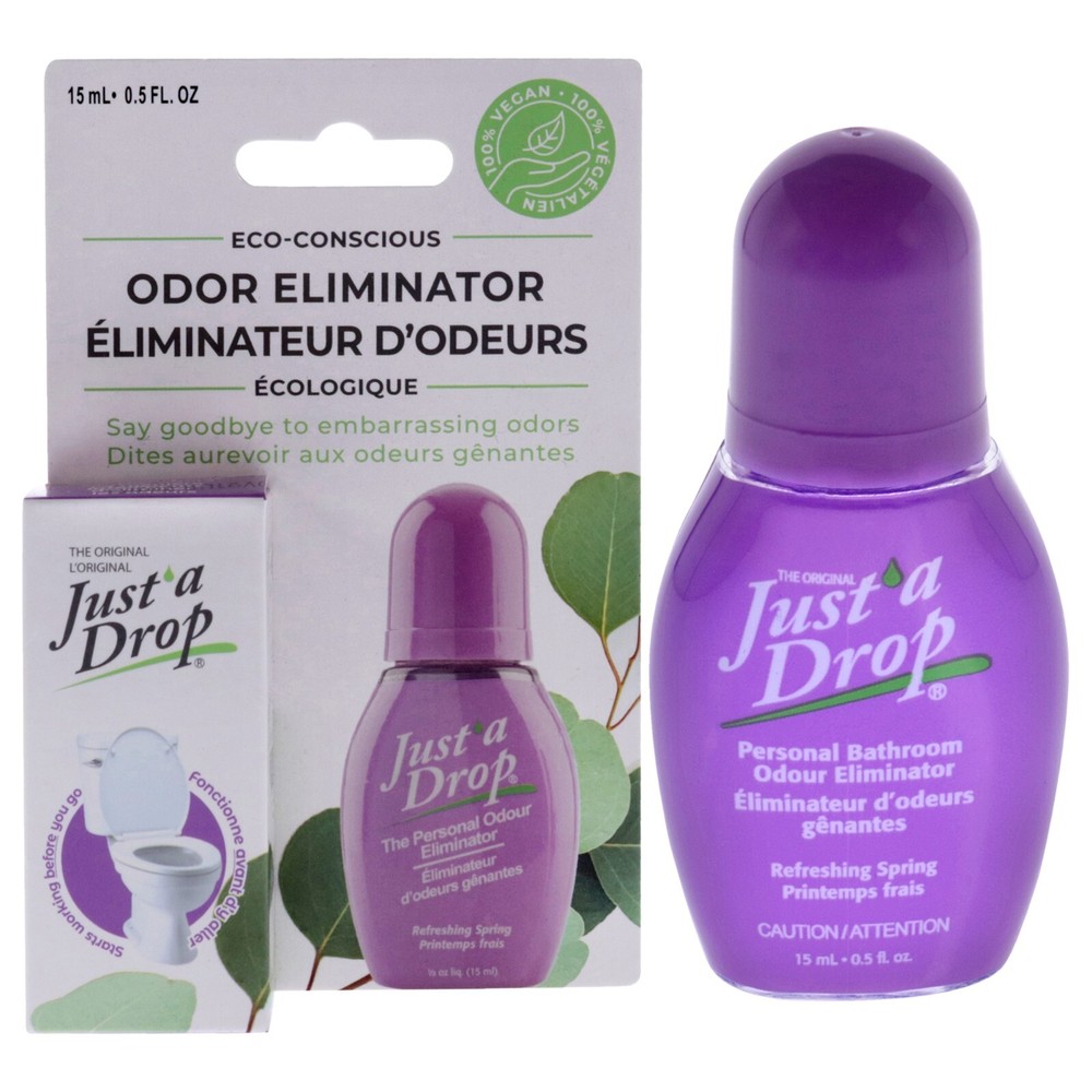 Just a Drop Odor Eliminator - Refreshing Spring by Prelam for Unisex - 0.5 oz