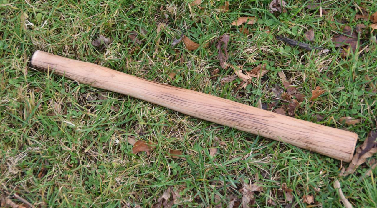 HICKORY 16" ENGINEERS Hammer HANDLE Fire & Lacquered Finish Amish Made gallery