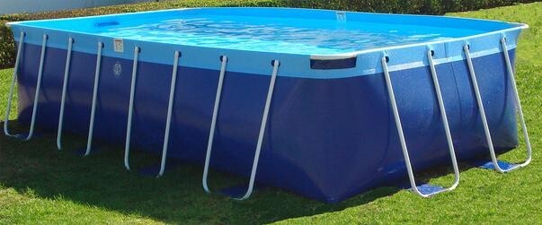 Splash A Round Rectangular Above Ground Swimming Pool 14' x 26' x 52" gallery