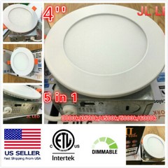 4/6 inch LED Slim Panel Color Changeable&Dimmer 5in1 3000k/3500k/4500k/6000k ETL