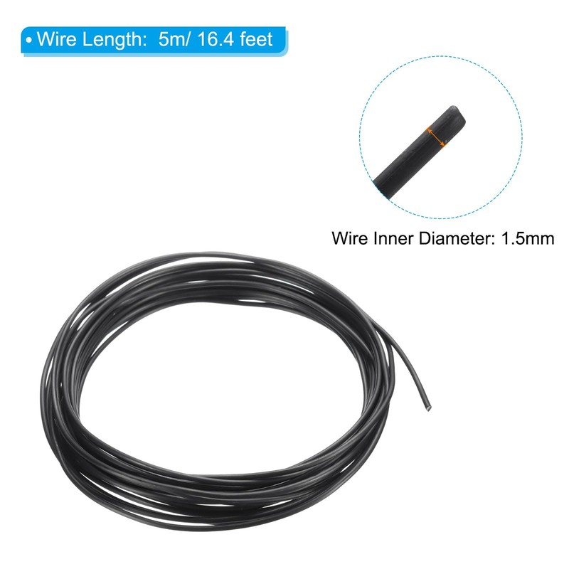 1.5mm Bonsai Training Wire, 1 Roll Floral Wire Stems Anodized Aluminum Tree gallery