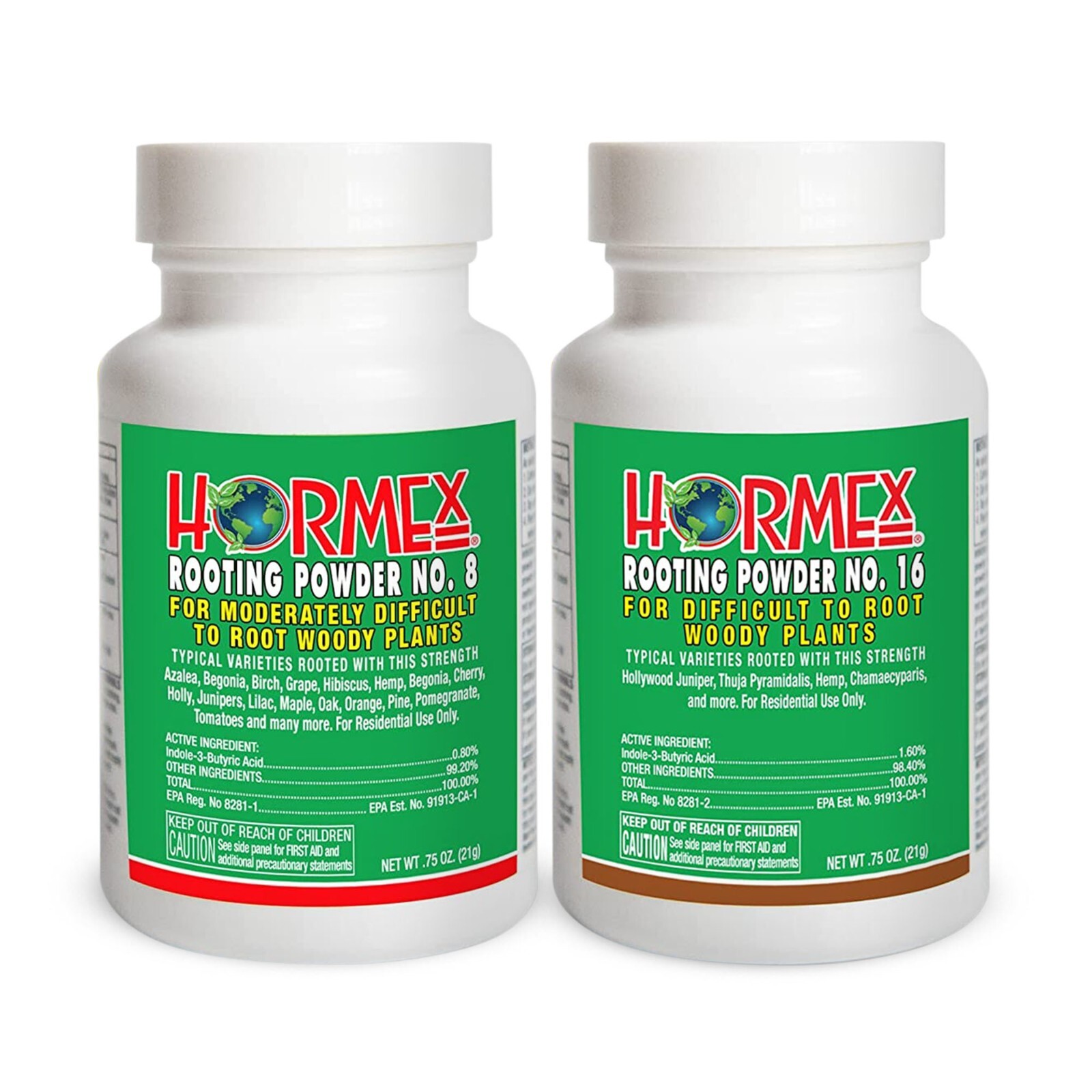Hormex Rooting Powder #8 and #16 Pack - For Difficult to Root Plants - IBA gallery