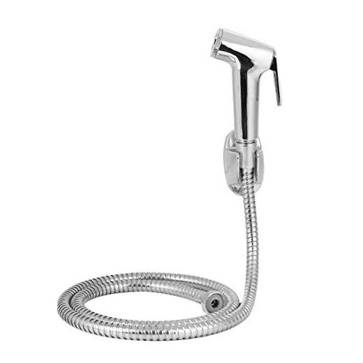 Bidet Sprayer, 3Pcs/Set Electroplating Toilet Sprayer ABS Spray Bracket Hose gallery