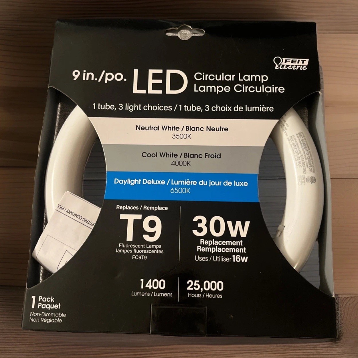FEIT 9” LED Circular 30W Replacement Light Bulb w/Color-Changing gallery