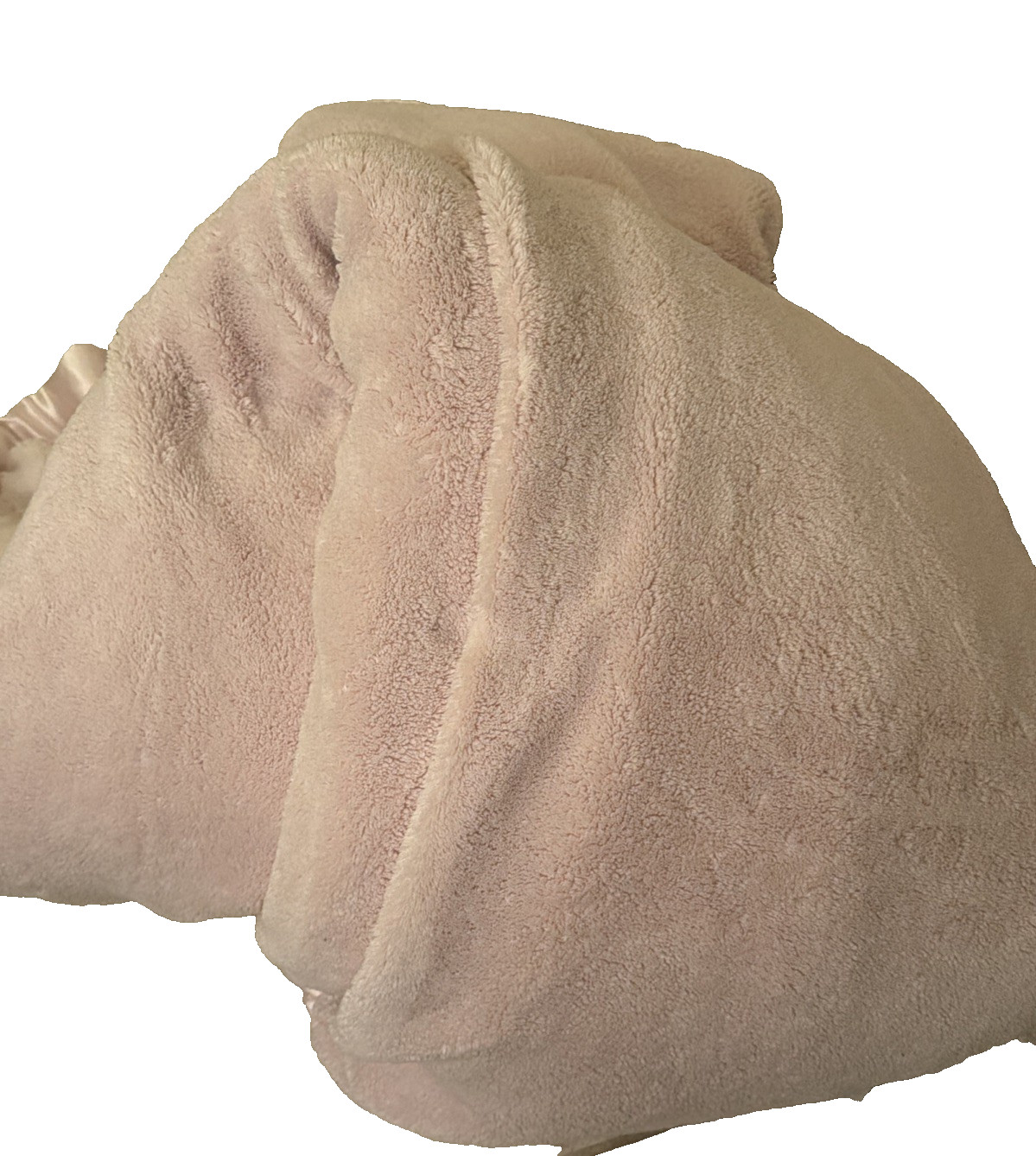 Simply Shabby Chic Light Pink 2 Ply Plush Blanket Twin Size 66x88 gallery