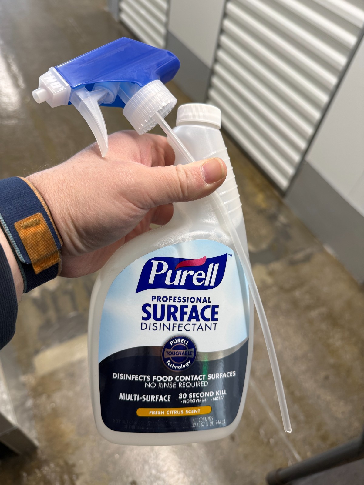 Purell Surface Disinfectant Spray 32oz Food Safe No Rinse Citrus EPA BRAND NEW!! gallery