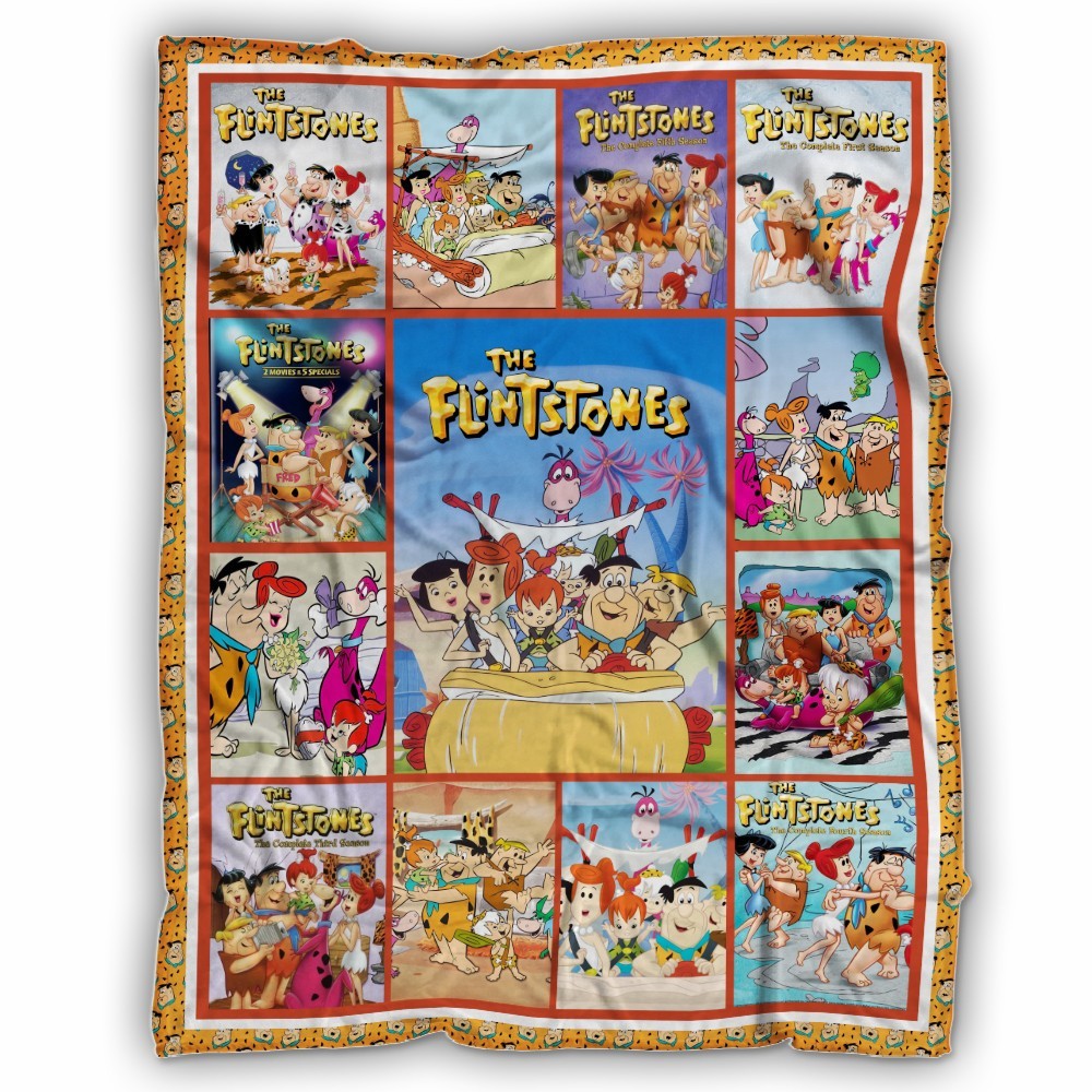 Fred Flintstone Blanket, Cartoon TV Series Fleece, Sherpa Movies Lover Gift gallery