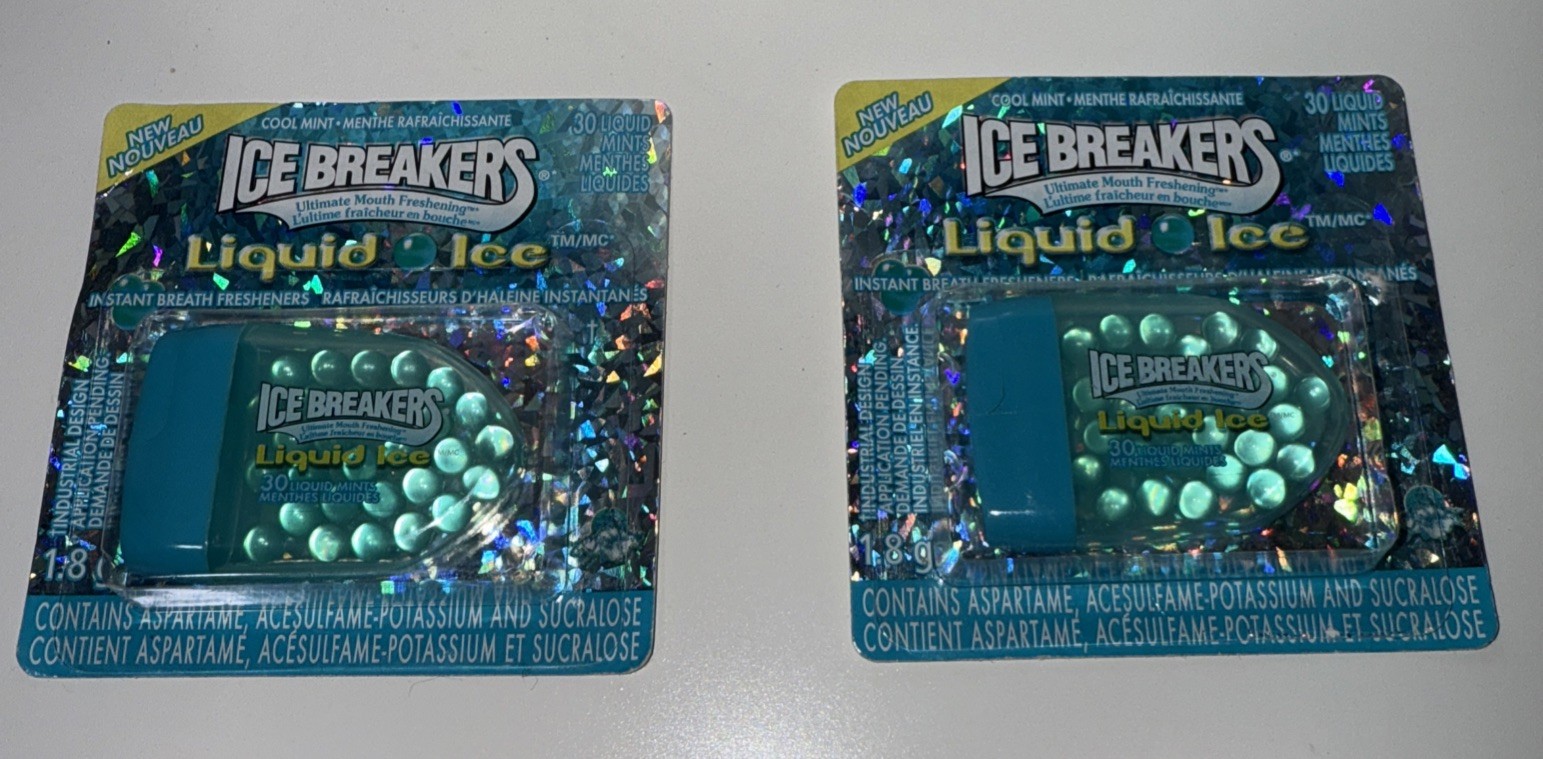 Ice Breakers Liquid Ice - Rare Mints!! STEAL!! 2 blue 5 red gallery
