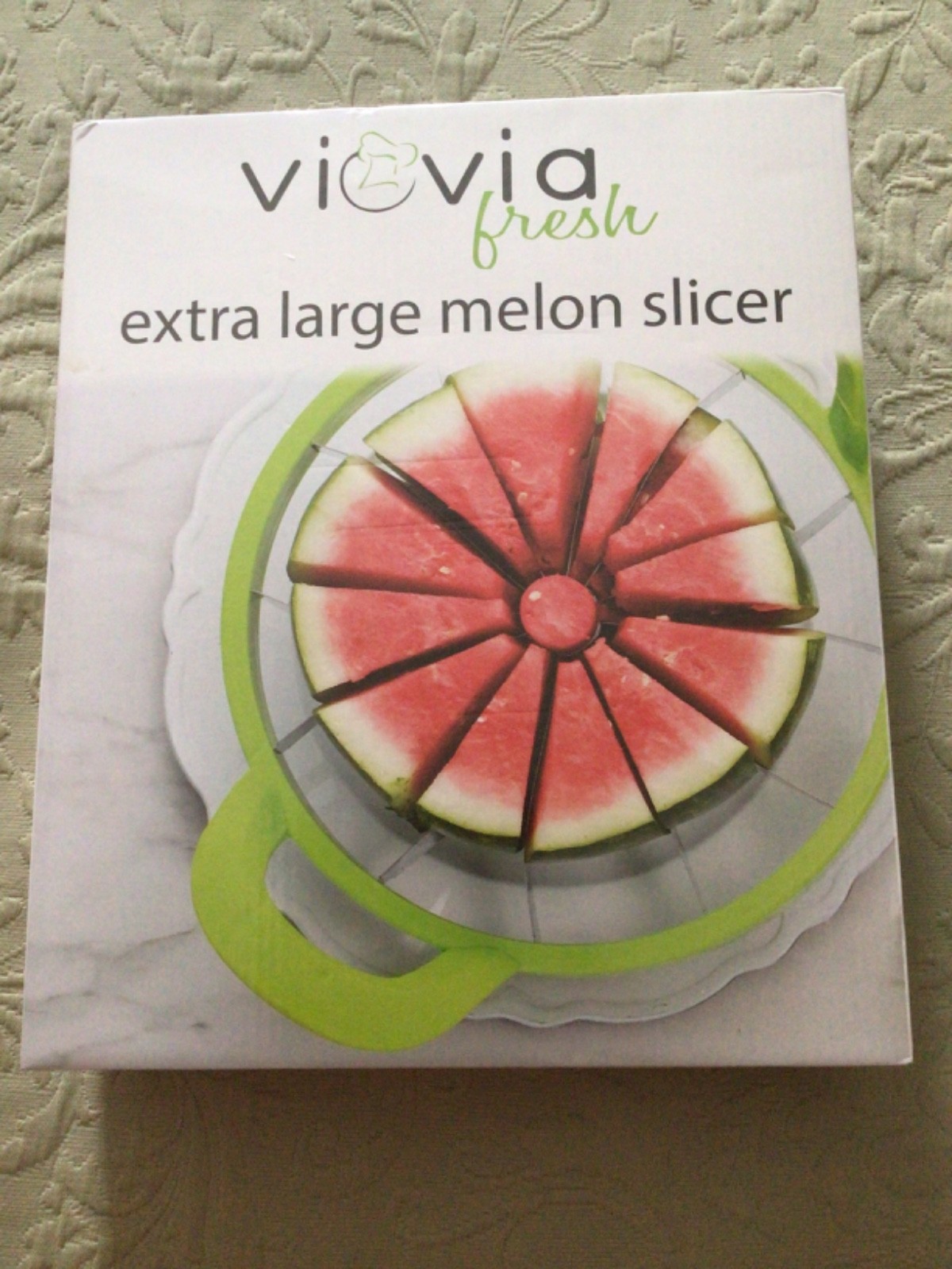 NEW Watermelon Extra Large Cutter : Stainless Steel Fruit Slicer Kitchen Handles gallery