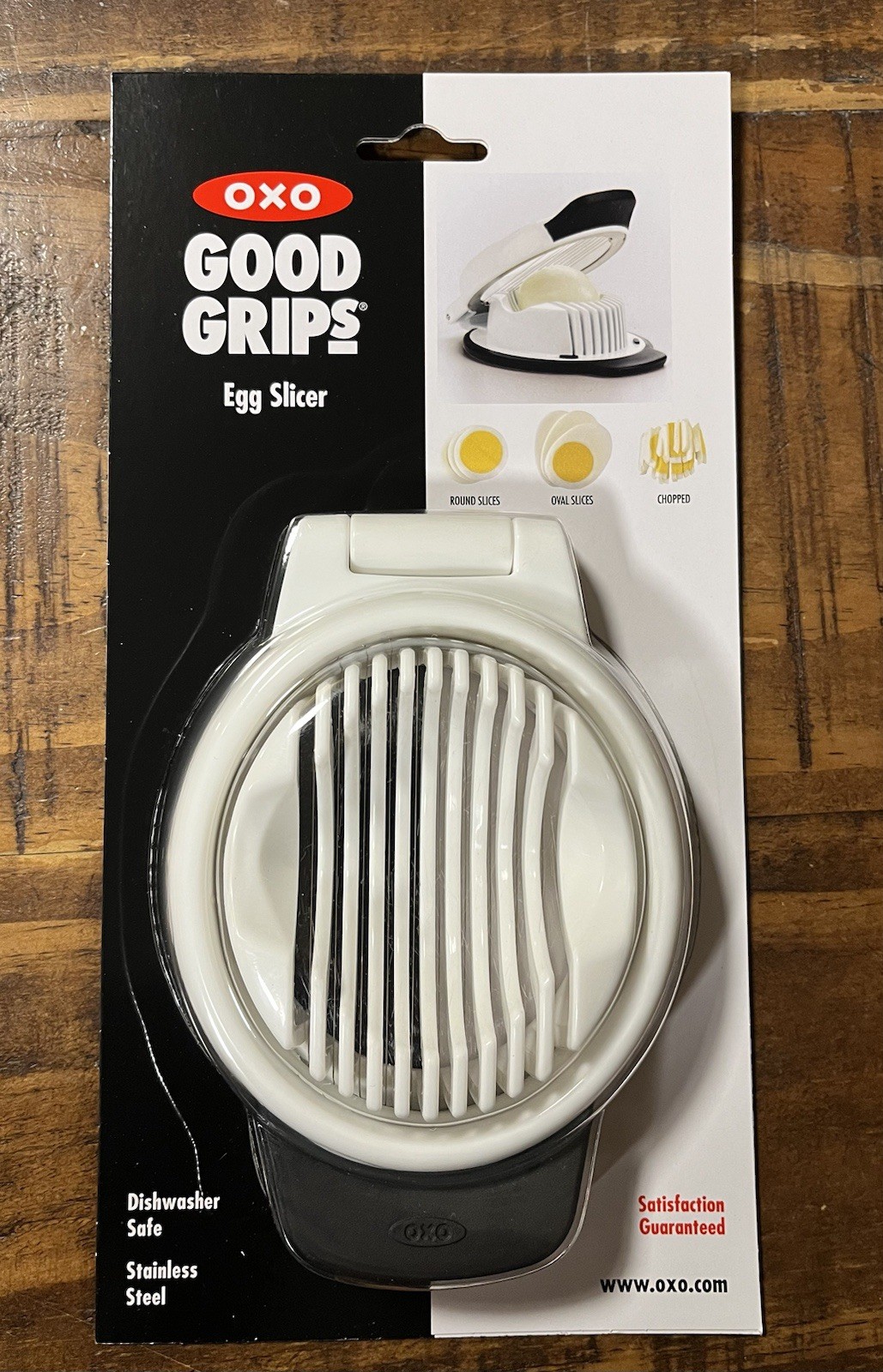 OXO Good Grips Egg Slicer Quick Easy Sharp - Stainless Steel - Dishwasher-Safe gallery