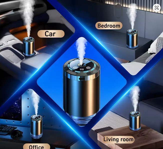 Car Diffuser Humidifier Aromatherapy Air Freshener 5 Modes gallery