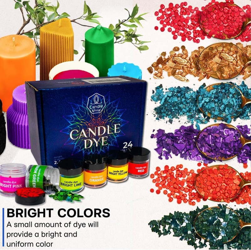Vibrant Candle Dye Chips Collection gallery