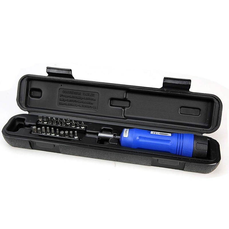 21pcs Adjustable Torque Screwdriver 1/4" inch Drive with Inch/Pounds Precisio... gallery