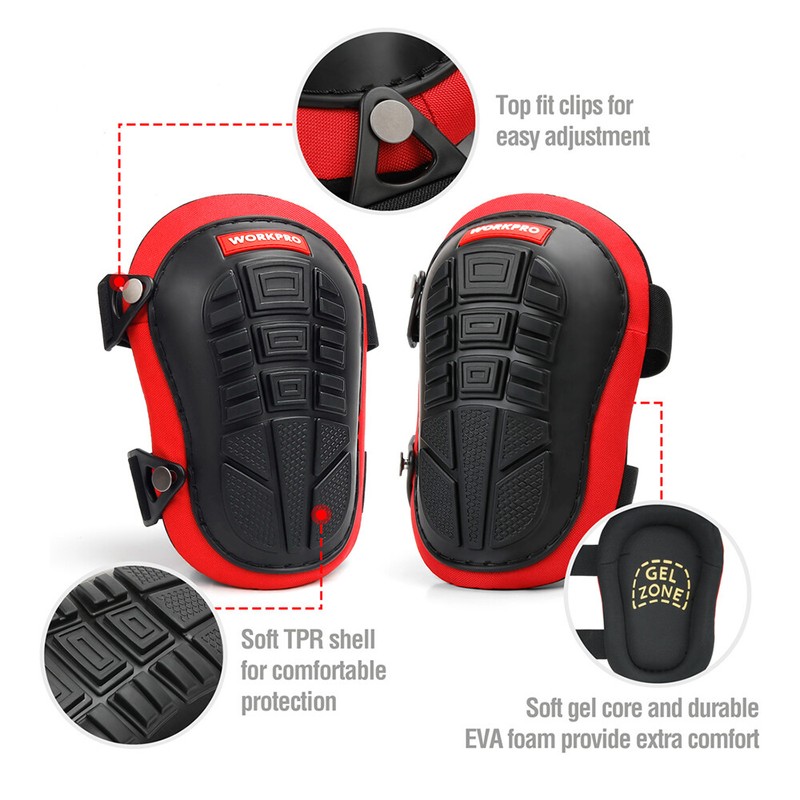 WORKPRO Knee Pads for Work Construction Knee Pad Foam Padding for Gardening USA gallery