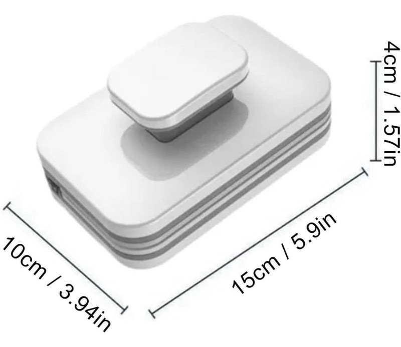 Double Sided Magnetic Window Cleaner Glass Wiper Cleaning for 3 to 10mm Glasses gallery
