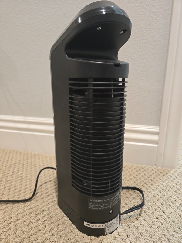 Lasko CT16450 Oscillating Ceramic Space Heater; Black, 1500W, 2 Speeds, 15.7In gallery