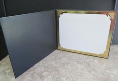 Diploma/Certificate Holder Black Textured Cover for 8″ x 10″ Document