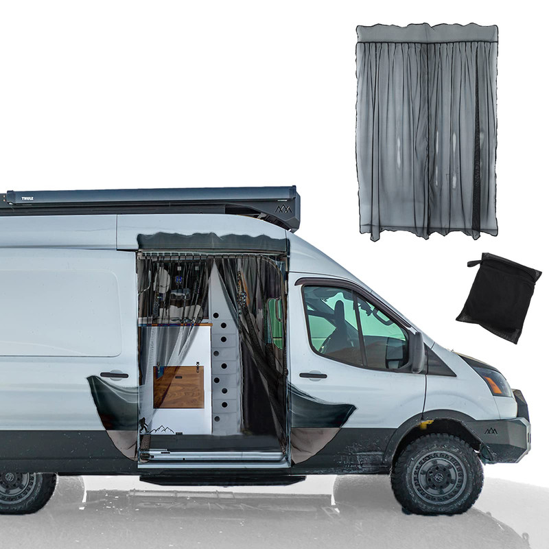 Blackhorse-Racing Magnetic Van Bug Fly Screen Replacement For Mercedes Sprinter gallery
