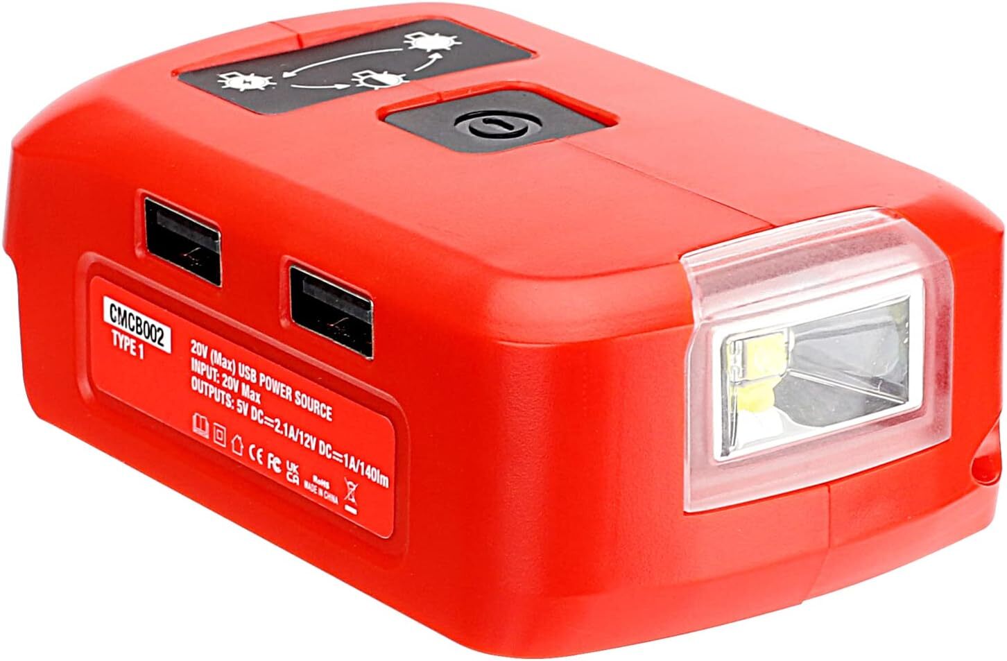 Battery Adapter for Craftsman V20 Battery USB Phone Charger Led Work Light 20V gallery