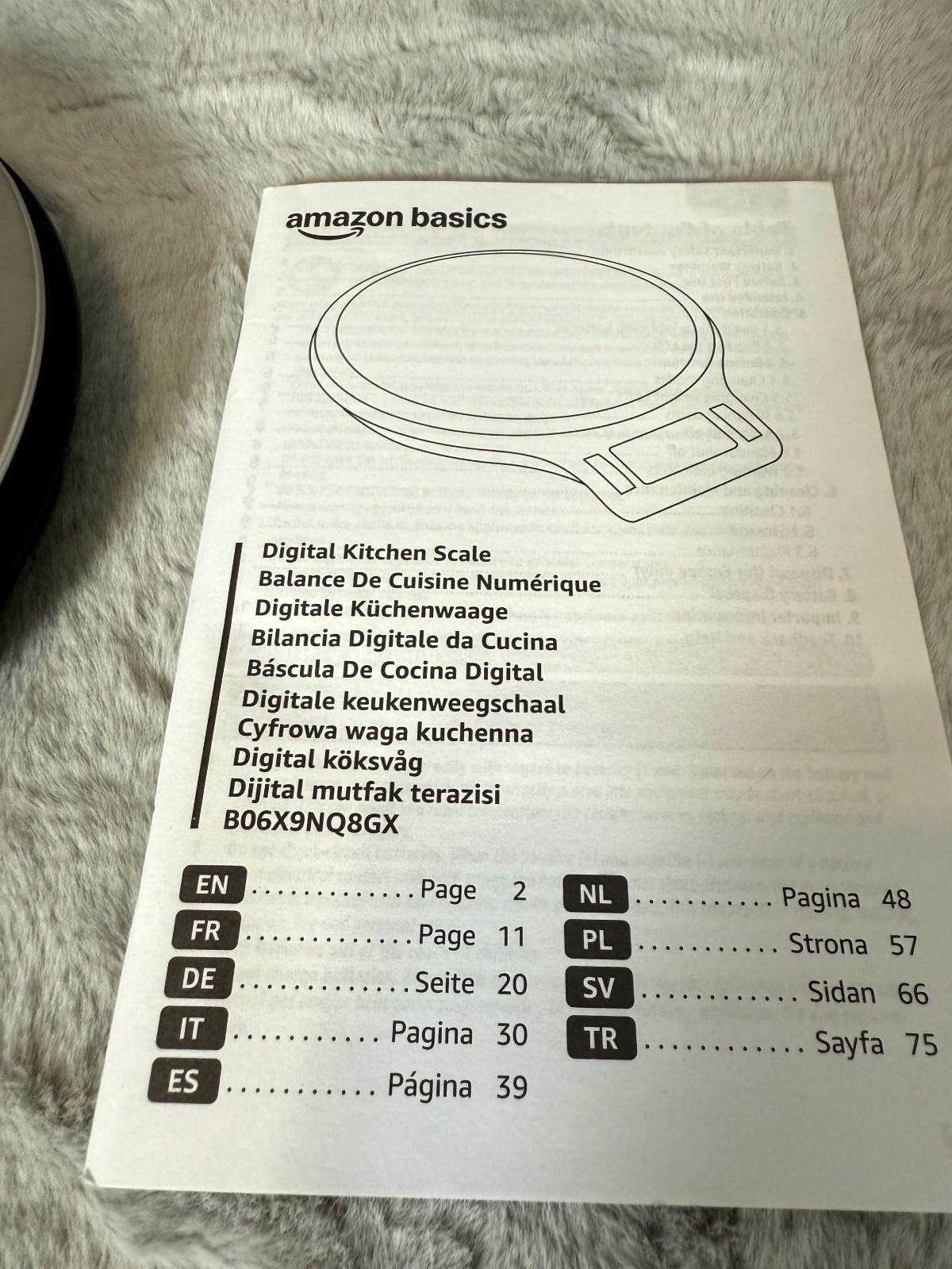 Amazon Basics Digital Kitchen Scale LCD Display Black Weighs Up to 11 Pounds gallery