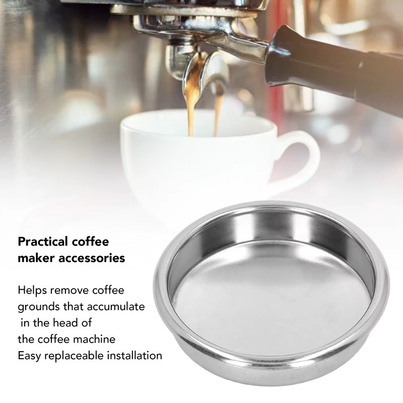 58Mm Coffee Machine Backflush Insert Basket Blind Filter Coffee Maker Backwash C gallery