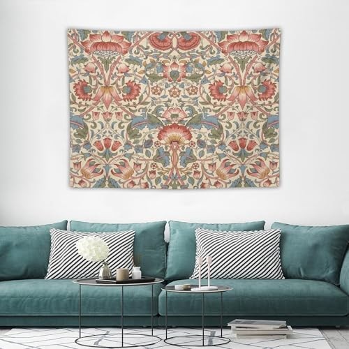Focusbrite William Morris Tapestry, Vintage Rustic Art 30"L x 40"W Morris-1 gallery