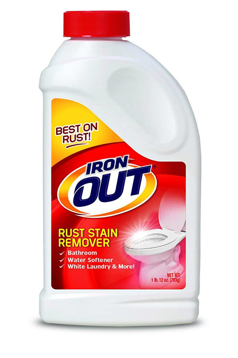 IRON OUT Rust Stain Remover Powder, 1 lb 12 oz Bottle IO30N gallery