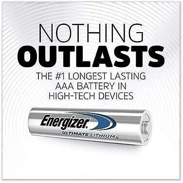 Energizer Ultimate Lithium Battery 4 Pack Model L92SBP-4 gallery