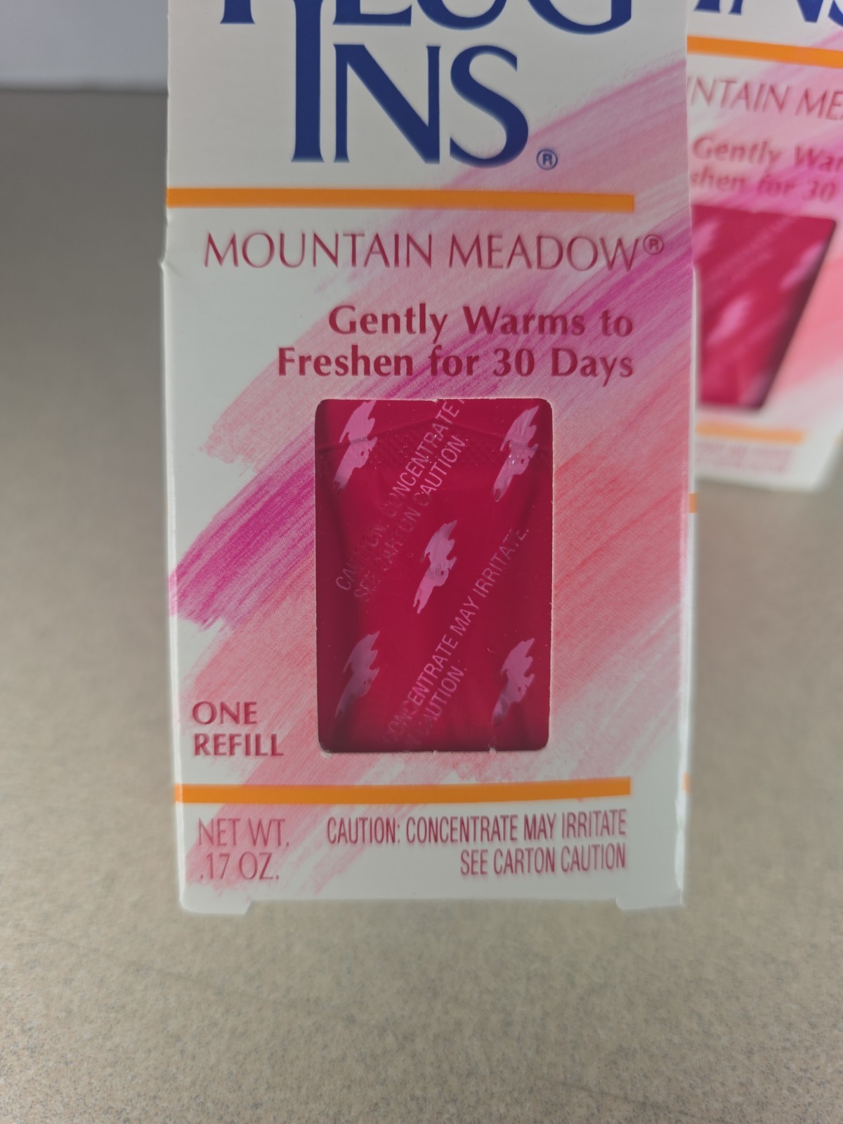 Vintage Glade Plug-Ins Mountain Meadow Refills Lot Of 2 Boxes 1991 NOS gallery