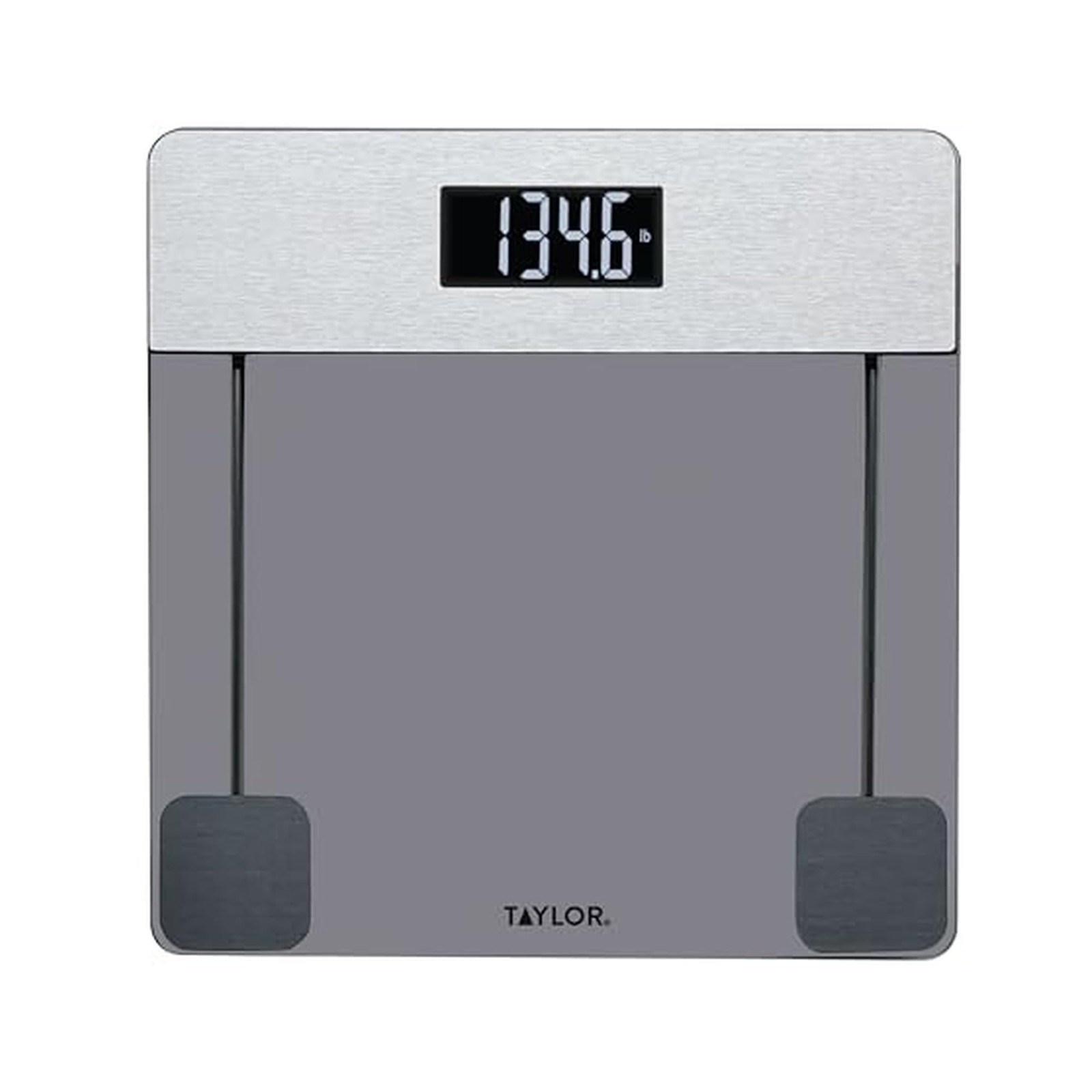 Taylor Digital Glass Bathroom Scale, Scale for Body Weight, 440 LB, Clear gallery