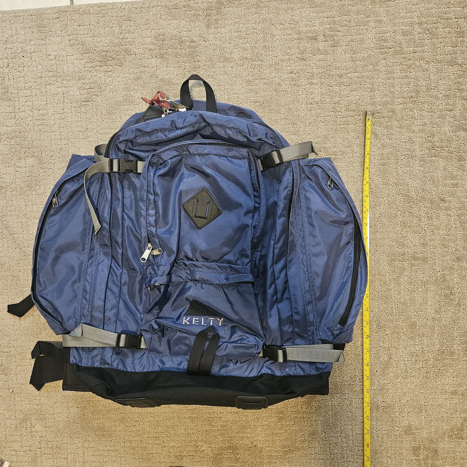 Vintage Kelty Red Wing Hiking Backpack Internal Frame Blue Medium 3