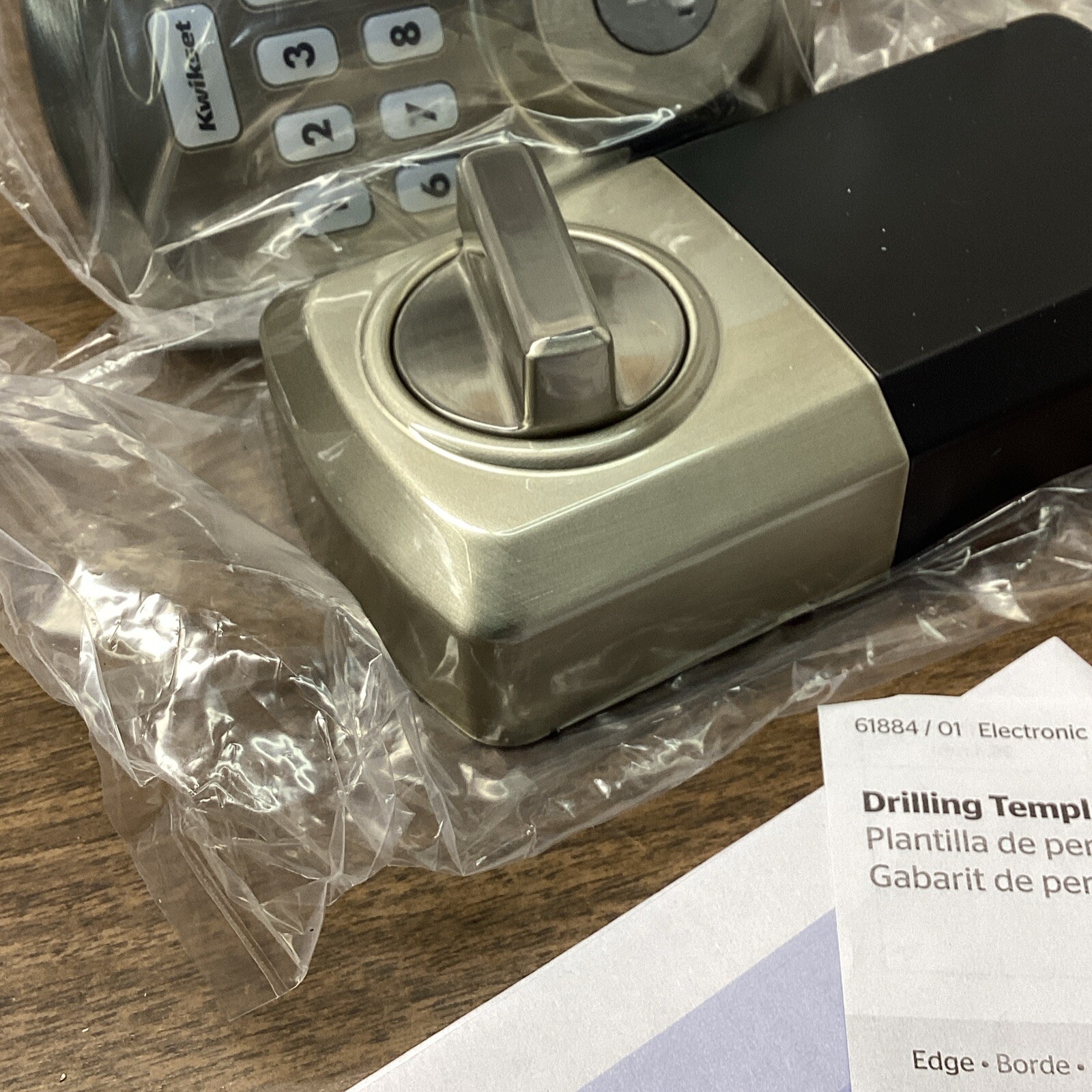 Kwikset Powerbolt 250 Keypad Deadbolt Electronic Satin Nickle 992500-002 - gallery