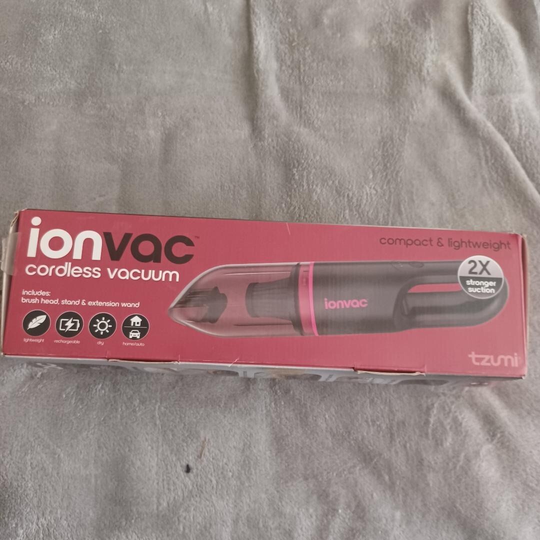 Ionvac Compact Lightweight USB Charging Home/Auto Brush Head Stand Wand Vacuum gallery