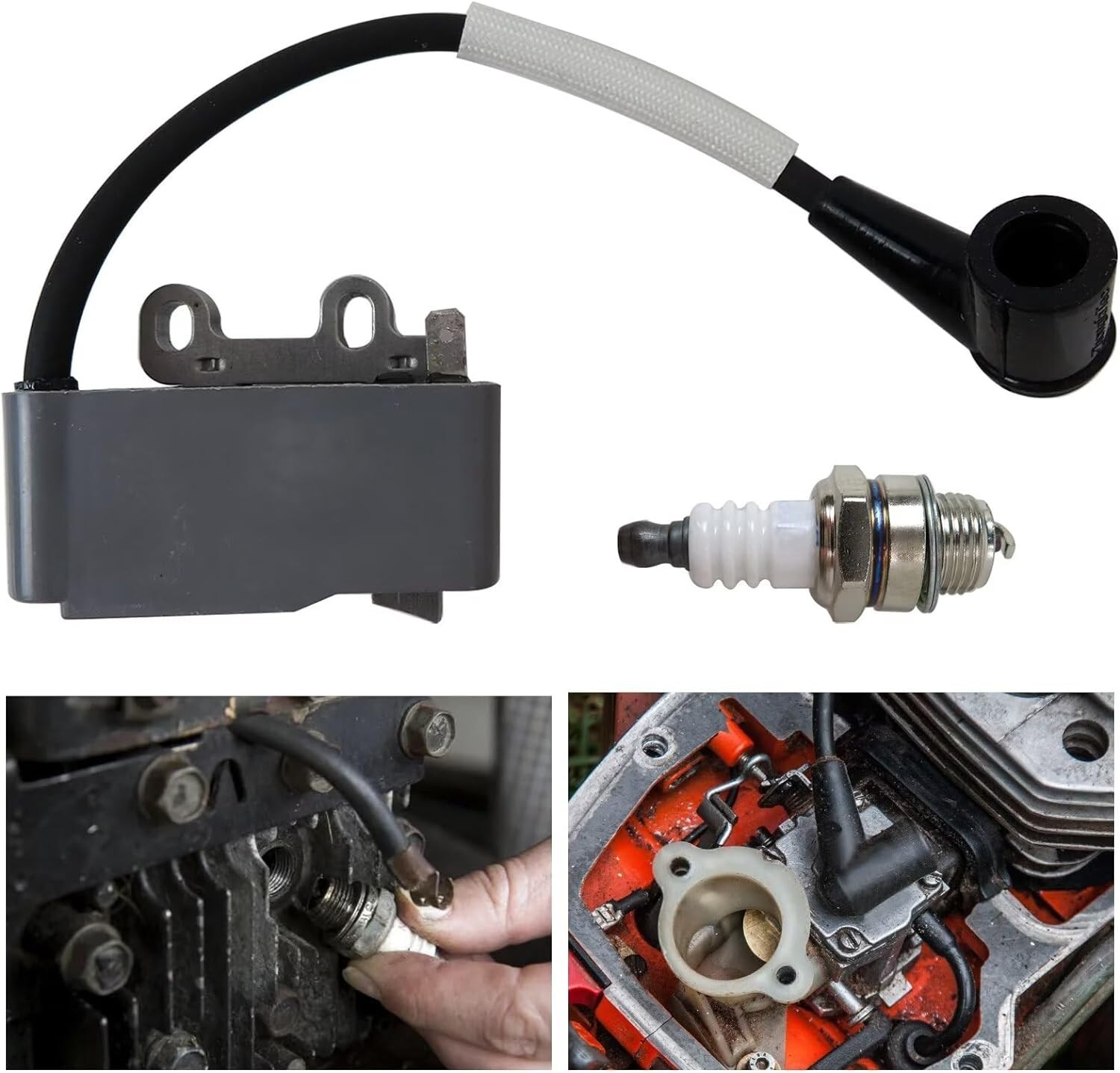 Ignition Coil + Spark plug For Echo SRM225 TC210 EB212 GT225 ES210 GT200 HC150 gallery