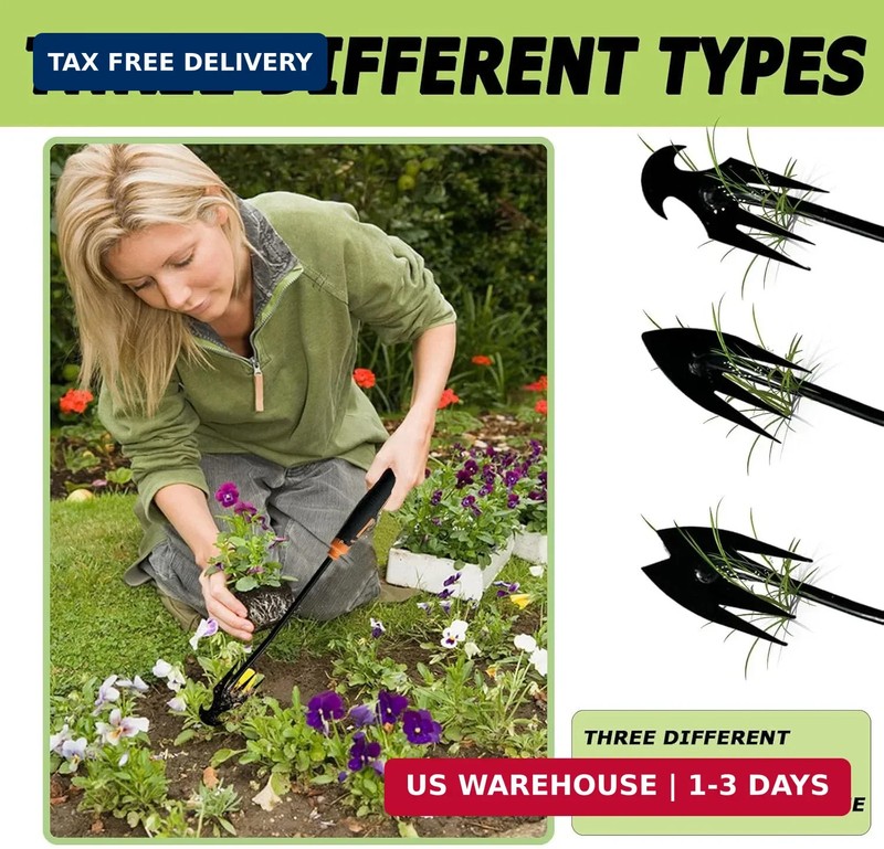 3Pcs Weed Puller Tool Garden Weed Pulling Tool,Portable Garden Weeder Tool,Garde gallery