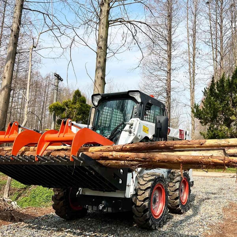 Universal Skid Steer Skeleton Grapple — 84in, 2600lb, 3" Tine Spacing gallery