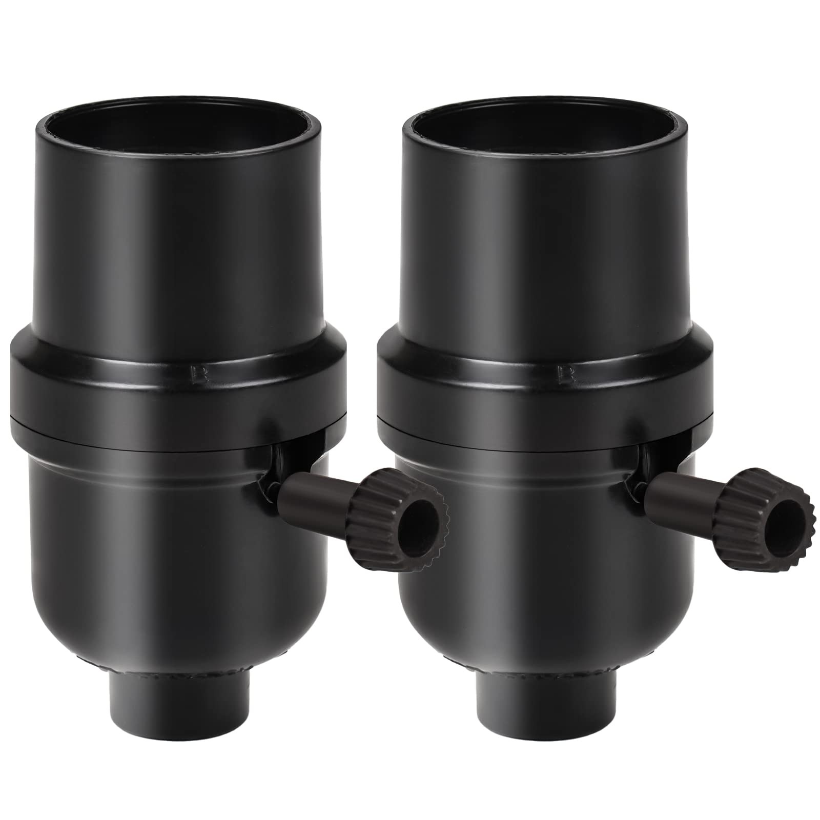 2 Pack 3-Way Lamp Socket Replacement E26 Base – UL Listed Turn Knob Low-Med gallery