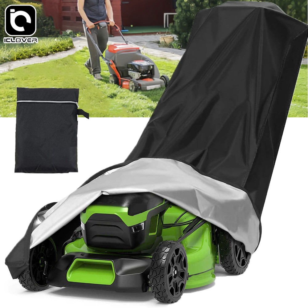 Waterproof Push Lawn Mower Cover 420D Heavy Duty Outdoor UV Protector Universal gallery