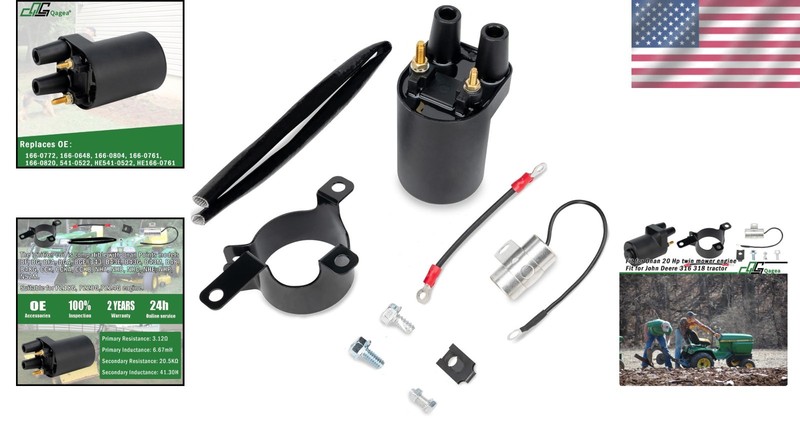 Reliable Ignition Coil for Onan Points Engines - Lightweight & Easy to Install gallery