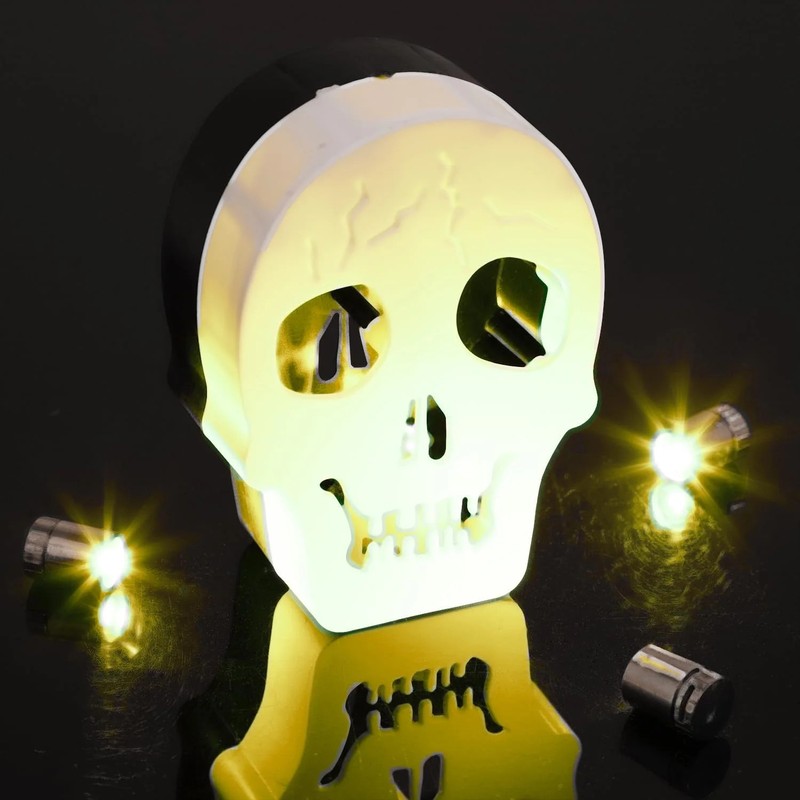 10pcs LED Mini Lights, Small Led Lights for Dollhouse Silver Plastic Battery Inc gallery