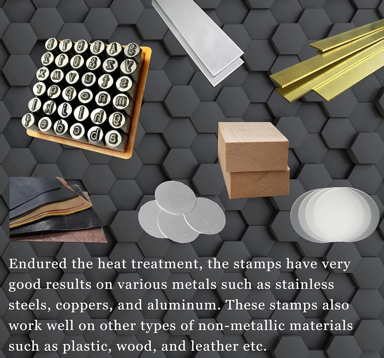 3mm Number and Letter Stamp Set 36 PCS Industrial Grade Lowercase Letters Punch gallery