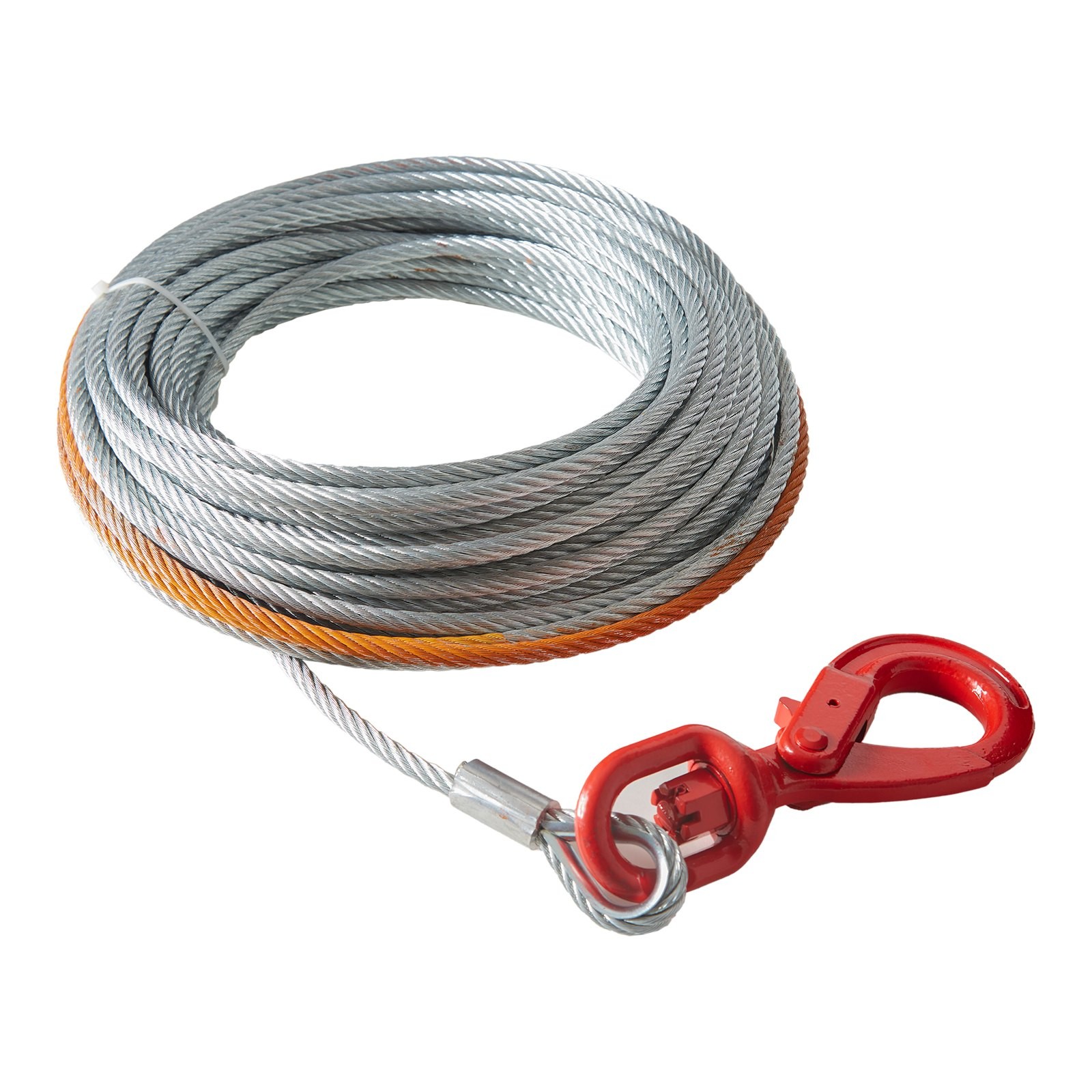 Galvanized Steel Winch Cable 3/8 Inch x 75 Feet 15,200 lbs Breaking Streng gallery