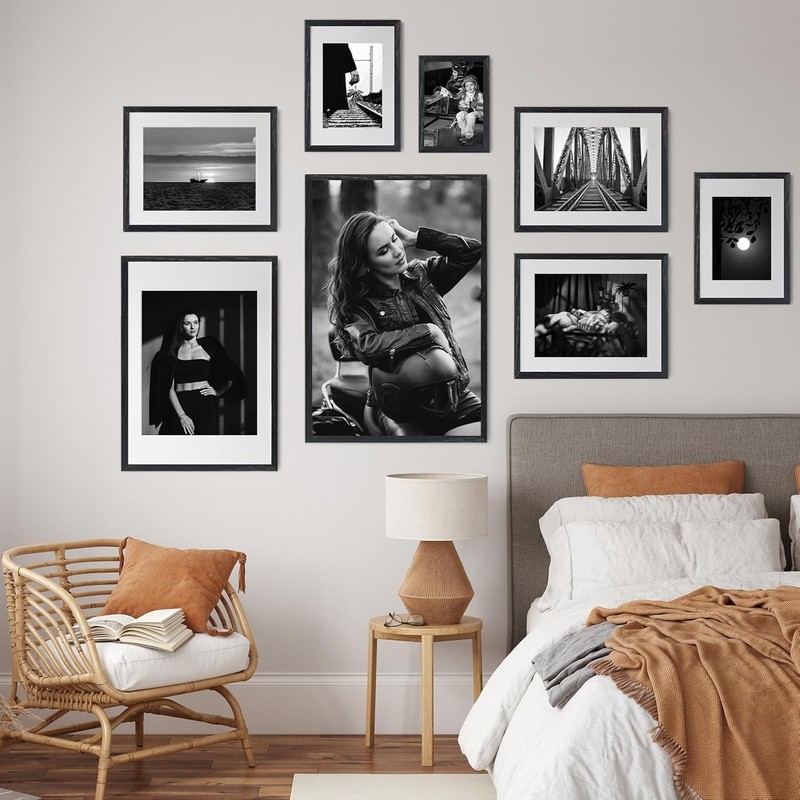 puthiac 16x24 Picture Frames for Wall - Minimalist 16x24 Poster Frame Natural gallery